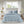 3 Piece Reversible Scalloped Edge Quilt Set - Blue King/Cal King