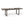 Outdoor Expandable Acacia Wood Dining Table With U-Shaped Leg