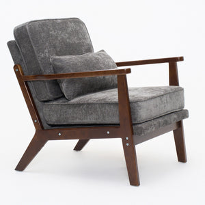 Living Room Chair With Lumbar Pillow