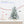 3FT Flocked Tabletop Christmas Tree with Pine Cones
