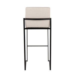 Fuji - Contemporary High Back Barstool Elegant Design