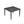Outdoor Patio Dining Table With Tapered Feet & Umbrella Hole