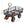 Metal Garden Dump Cart with Easy-Assemble Frame and Convertible Handle