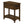 Accent End Table, 2 Tier, Narrow, Storage Drawer, Transitional - Walnut