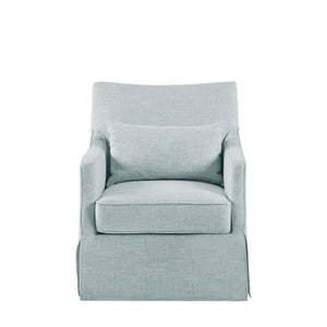Traditional Design London Skirted Swivel Chair
