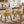 Indoor Dining Chair Set of 2 with Sturdy Frame - Beige / Yellow