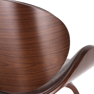 Lumos Mid Century Modern Upholstered Swivel Barstool