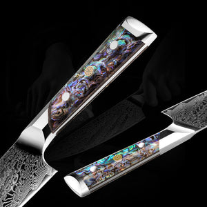 Imperial Professional Japanese VG10 Damascus 5- Piece Knife Set