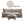 Upendo - Pattern Linen Sofa With 2 Toss Pillows - Beige