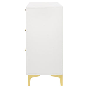 Karena - Rectangular 6 Drawer Dresser - White