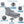 GO Outdoor Long Reclining Chaise with Armrests and Cushions