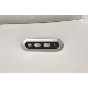 Lacrosse - Power Reclining Sectional Sofa & Bluetooth Speakers, LED Lights, Console Storage, Cup Holders And USB Charging - Beige
