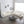 2-Piece White Chenille Sofa Set for Living Room