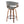 Vintage Mod - Mid Century Modern Fixed Height Counter Stool & Swivel With Round Footrest (Set of 2)