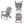 Lounge Patio Chair For Garden Outdoor Wooden Folding Adirondack Chair (Set of 2) Solid Cedar Wood Lounge Patio Chair For Garden