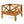 Outdoor Acacia Wood Club Wooden Armchair with Cushions (Set of 2)