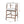 24.5'' Seat Height Bar Stools with Back, Set of 2