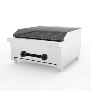 24 Inch Commercial Gas Lava Rock Charbroiler