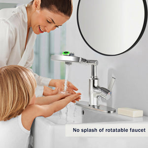 LED Temperature Display Bathroom Faucet with Digital Screen