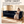 FX-P82-BK2 Modern Velvet 3-Seater Sofa with 2 Pillows