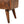 Classic Chestnut Nightstand, 2-Drawers, 1 Open-Slot, Nordic Legs