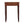 Artisan Furniture Solid Wood Chestnut Turned Leg Writing Desk, 1-Drawer