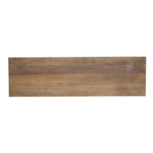 55x16x22.5" TV Cabinet With Recycled Wood 2 Door