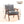 Mid Century Modern Accent Chair With Solid Wood Frame And Extra Thick Backrest