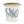 7.1x7.1x6.7' Ceramic Planter with Floral Pattern, Set of 2