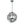 4 Light Galvanized Chandelier, Hanging Light Fixture With Adjustable Chain For Kitchen, Bulb Not Included - Gray