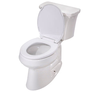 UltraTouch 01911 12 Watt 12V UL Listed Elongated Bowl White Heated Toilet Seat - TRAPSKI