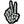 M-Tac GITD Patch Victory Hand (Embroidered)