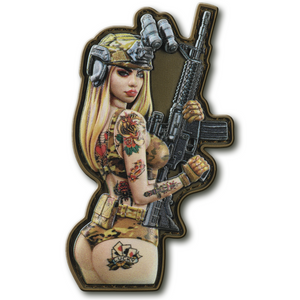 M-Tac Morale Patch Tactical Girl
