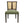 Mid Century Rattan Dining Chair Without Arms Set