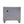 2 Drawer Nightstand With Diamond Patterned Fronts - Silver
