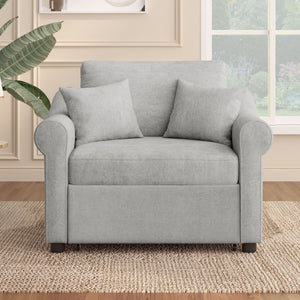 Convertible Sleeper Chair With Adjustable Backrest