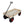 Children's and Garden Wooden Carriage with All-Terrain Inflatable Wheels