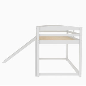 Durable Bunk Bed With Convertible Slide And Ladder