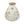 6.7x6.7x7.7' Round Ceramic Accent Vase with Multi-Colored Floral Motifs