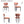 Dining Armless Chairs (Set of 2)