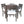 U_Style 7 Pieces Acacia Wood Outdoor Dining Set with Cushions