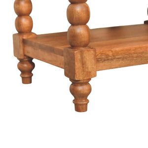 Solid Wood Barley Twist Side Table