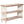 Rustic 3-Tier Console Table with Gothic-Inspired Details