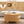Round Fluted Coffee Table with Storage