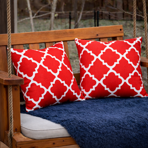 4 Pack Outdoor Pillow Covers - Water-Repellent Decorative Cushion Covers