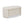 Fuji - Oval Storage Bench, Upholstered - Ivory White