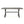Rolando Outdoor Aluminum Dining Table with Steel Frame