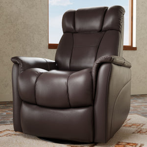 Bentley - Swivel Glider Recliner With Manual Adjustable Headrest & Footrest