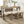 4 Piece Bar Table Set With Power Outlet, 3 Padded Stools