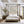 Queen Canopy Bed Frame With Upholstered Headboard - Brown